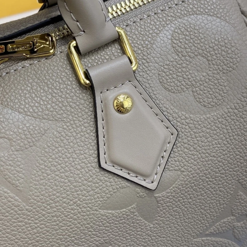 Mythick ru Inside fl Louis Vuitton Monogram Empreinte Speedy Bandouliere 25 Tourterelle