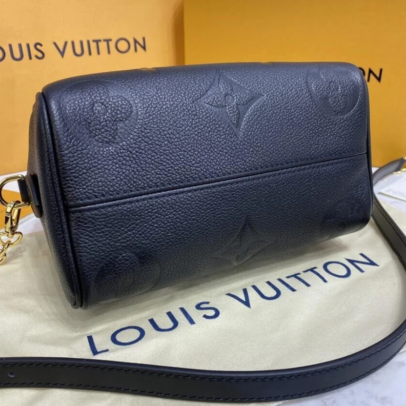 Mythick.ru Microfibe Louis Vuitton Monogram Empreinte Speedy Bandoulière 20 Black