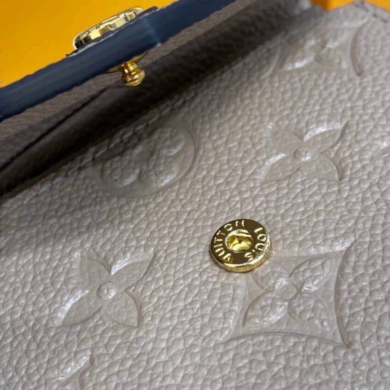 Replica bags lv Tourterel Louis Vuitton Monogram Empreinte Victorine Wallet Tourterelle