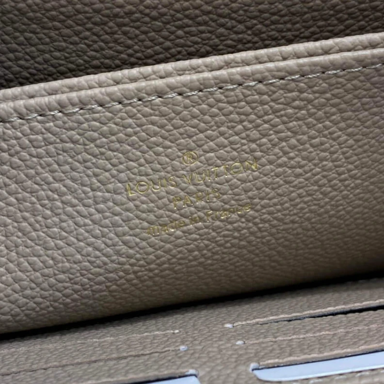 Mythick ru Goldcolou Louis Vuitton Monogram Empreinte Zippy Wallet Tourterelle