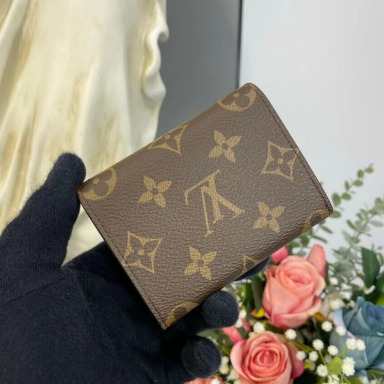 Replica bags lv Gusseted Louis Vuitton Monogram Envelope Business Card Holder