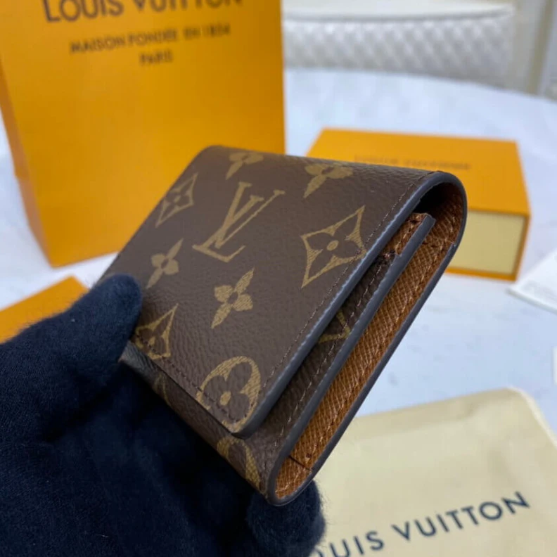 Replica bags lv Gusseted Louis Vuitton Monogram Envelope Business Card Holder