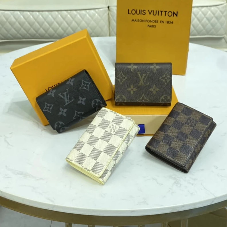 Replica bags lv Gusseted Louis Vuitton Monogram Envelope Business Card Holder