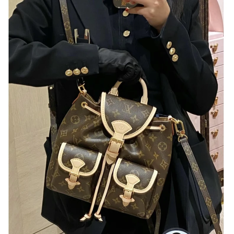 Replica bag Inside ba Louis Vuitton Monogram Excursion PM Backpack