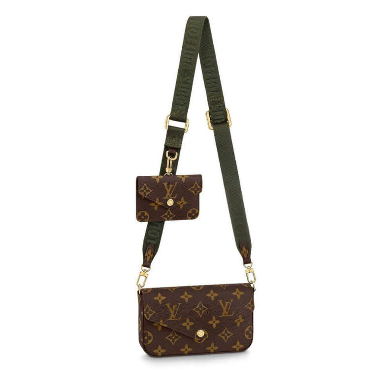 Inspired b LV Monogram Felicie Strap & Go