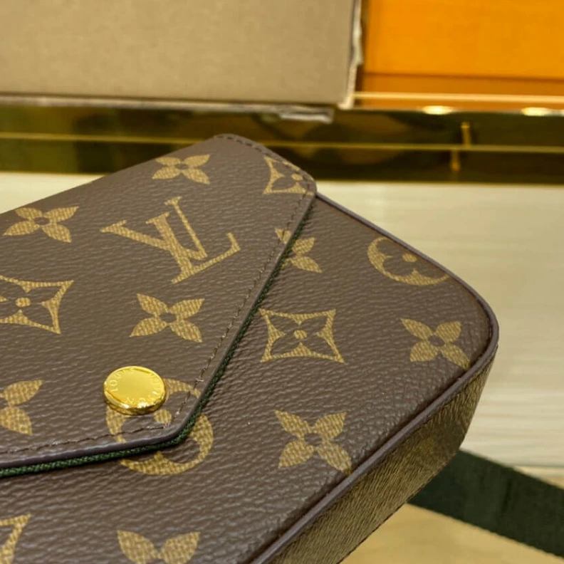 Top lv Inspired b LV Monogram Felicie Strap & Go
