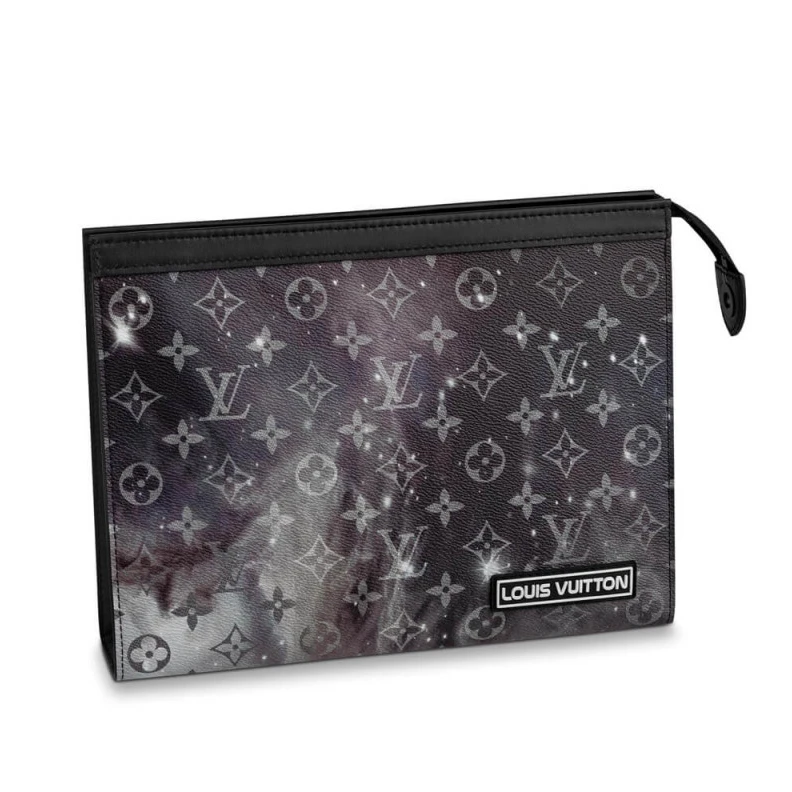 Cowhide l Louis Vuitton Monogram Galaxy Canvas Pochette Voyage MM