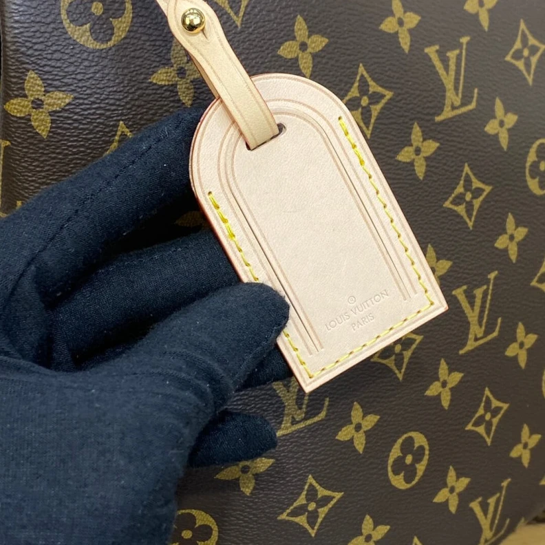 Replica bags Name tag LV Monogram Graceful MM Beige
