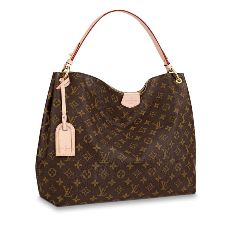 Name tag LV Monogram Graceful MM Beige