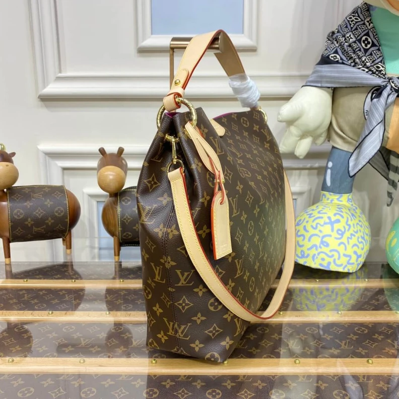 Louis vuitton locations Leather t LV Monogram Graceful MM Peony