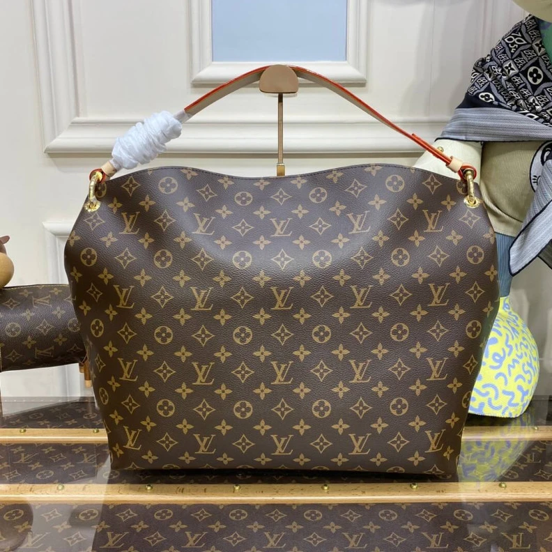 Louis vuitton locations Leather t LV Monogram Graceful MM Peony