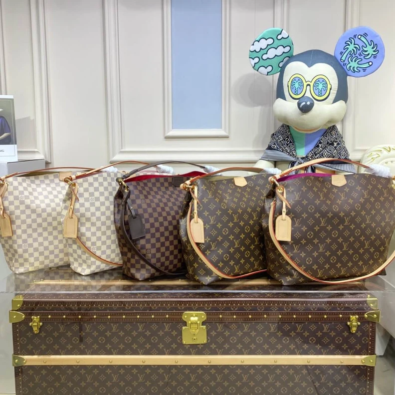 Louis vuitton locations Leather t LV Monogram Graceful MM Peony