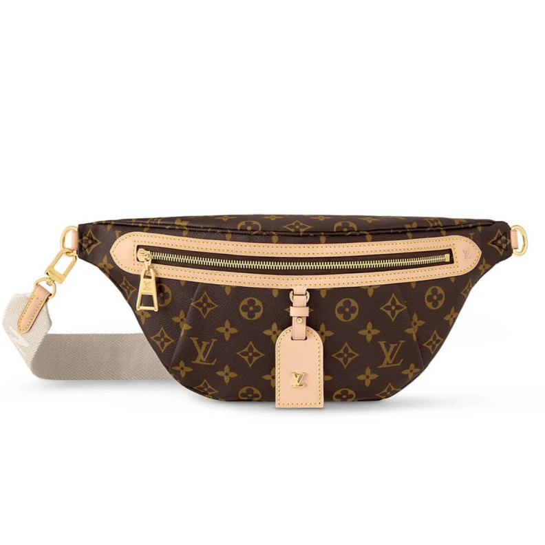 Goldcolor Louis Vuitton Monogram High Rise Bumbag