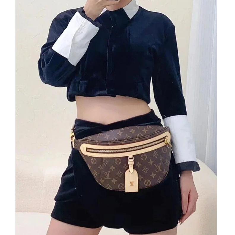 Replica bags lv Goldcolor Louis Vuitton Monogram High Rise Bumbag