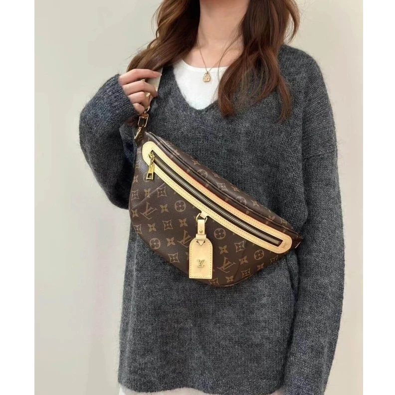 Replica bags lv Goldcolor Louis Vuitton Monogram High Rise Bumbag