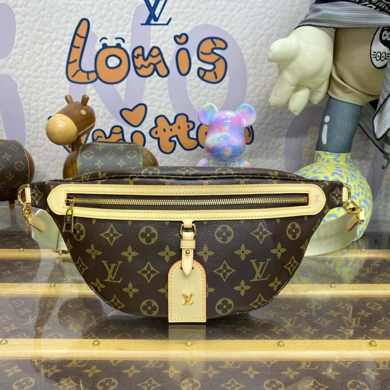 Replica bags lv Goldcolor Louis Vuitton Monogram High Rise Bumbag