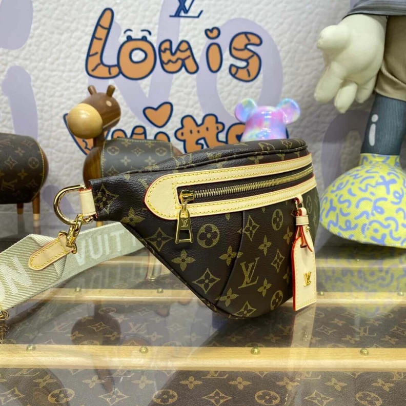 Replica bags lv Goldcolor Louis Vuitton Monogram High Rise Bumbag