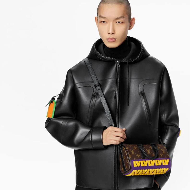 Top lv Strap dro Louis Vuitton Monogram Keepall XS