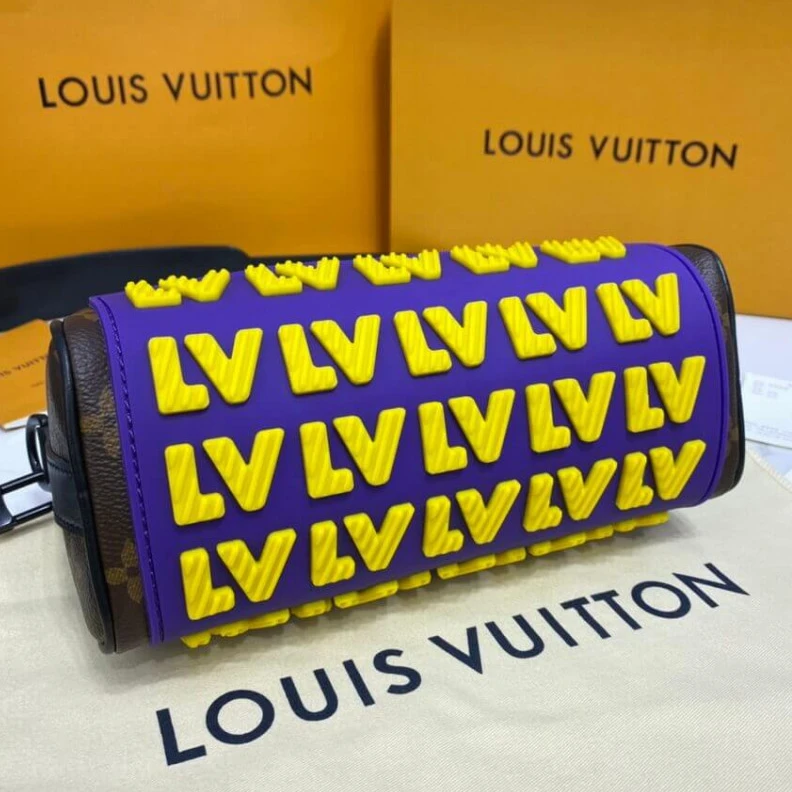 Top lv Strap dro Louis Vuitton Monogram Keepall XS