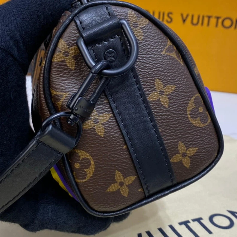 Top lv Strap dro Louis Vuitton Monogram Keepall XS