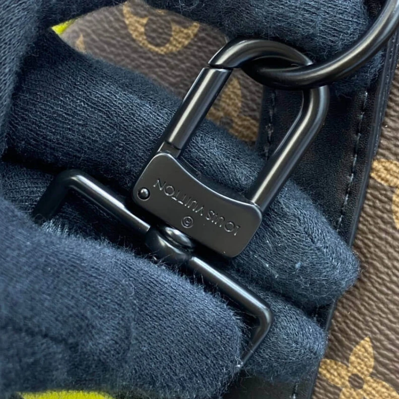 Mythick Handle: D Louis Vuitton Monogram Macassar Canvas Keepall Bandoulière 50