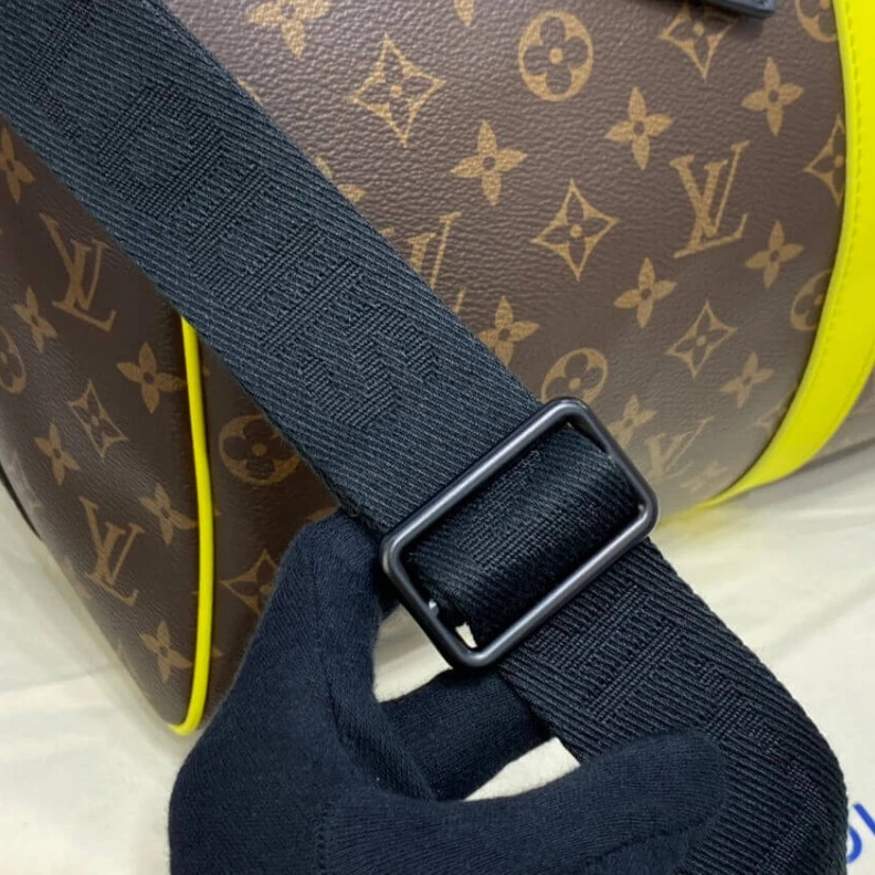 Mythick Handle: D Louis Vuitton Monogram Macassar Canvas Keepall Bandoulière 50