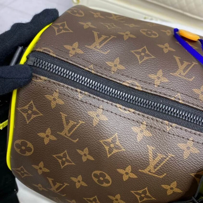 Mythick Handle: D Louis Vuitton Monogram Macassar Canvas Keepall Bandoulière 50
