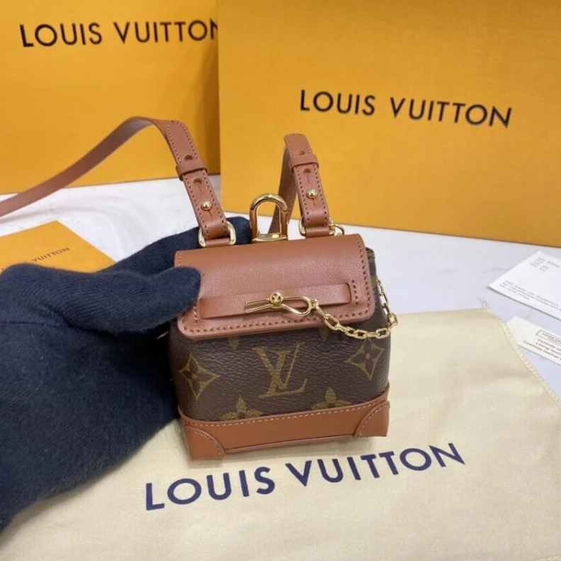 Removable Louis Vuitton Monogram Mini Steamer Pouch