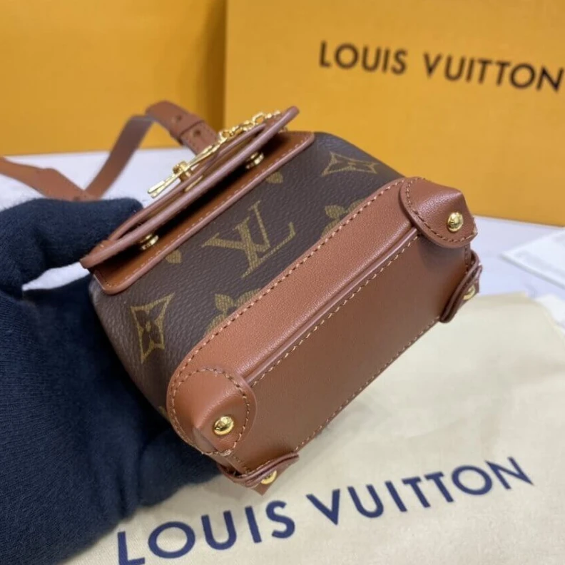 Mythick Removable Louis Vuitton Monogram Mini Steamer Pouch