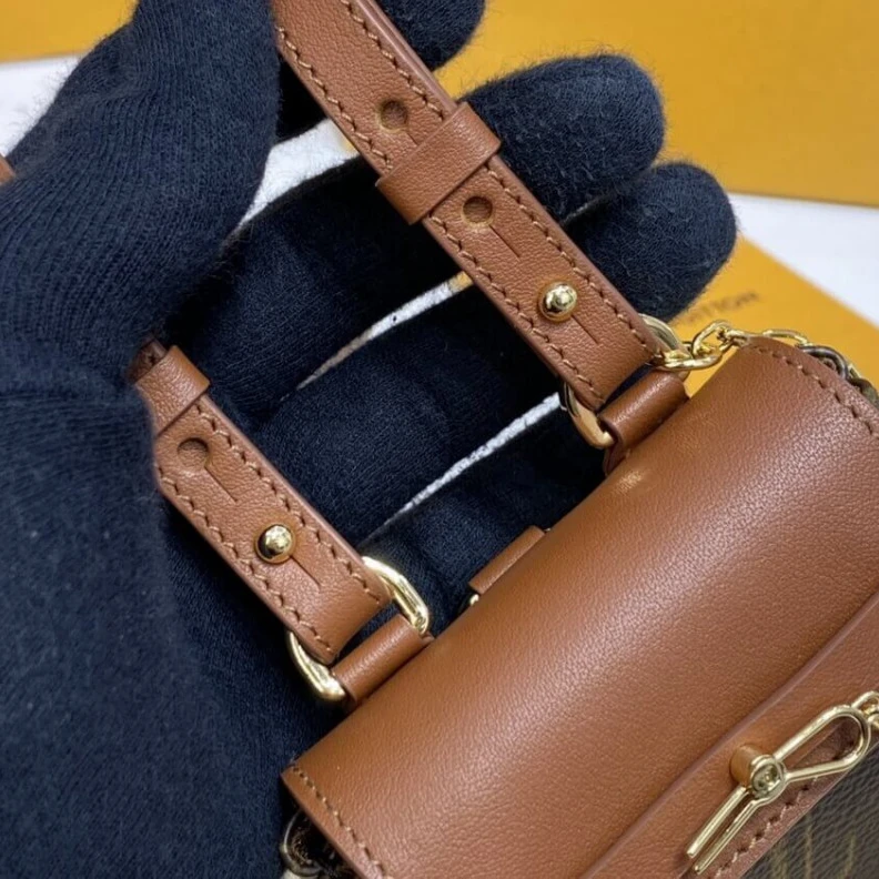 Mythick Removable Louis Vuitton Monogram Mini Steamer Pouch