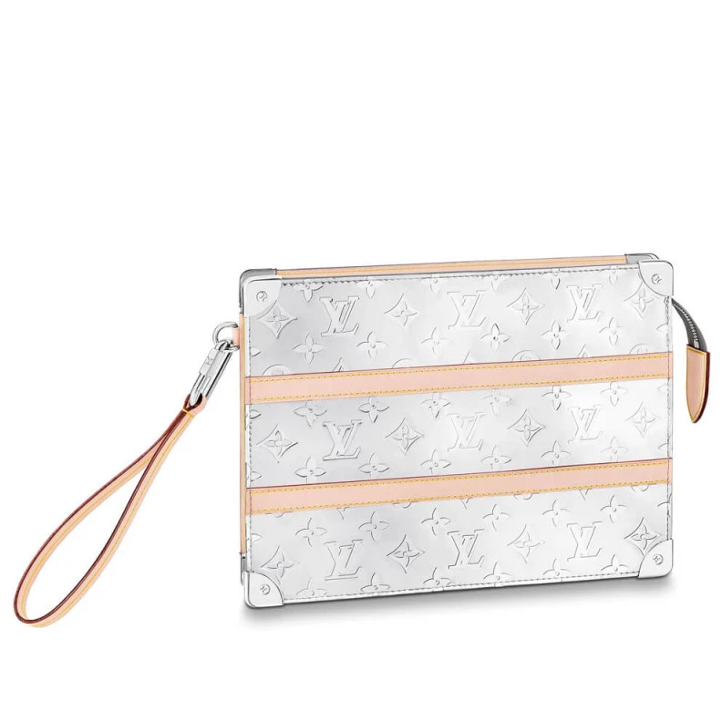 The compac Louis Vuitton Monogram Mirror Trunk Pouch