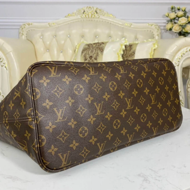 Mythick.ru Flat, tex Louis Vuitton Monogram Neverfull GM Beige