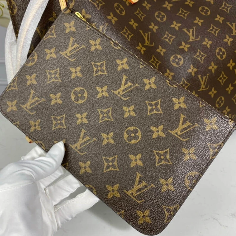 Mythick.ru Flat, tex Louis Vuitton Monogram Neverfull GM Beige