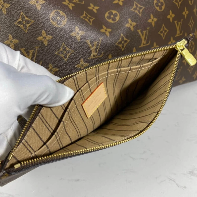 Mythick.ru Flat, tex Louis Vuitton Monogram Neverfull GM Beige