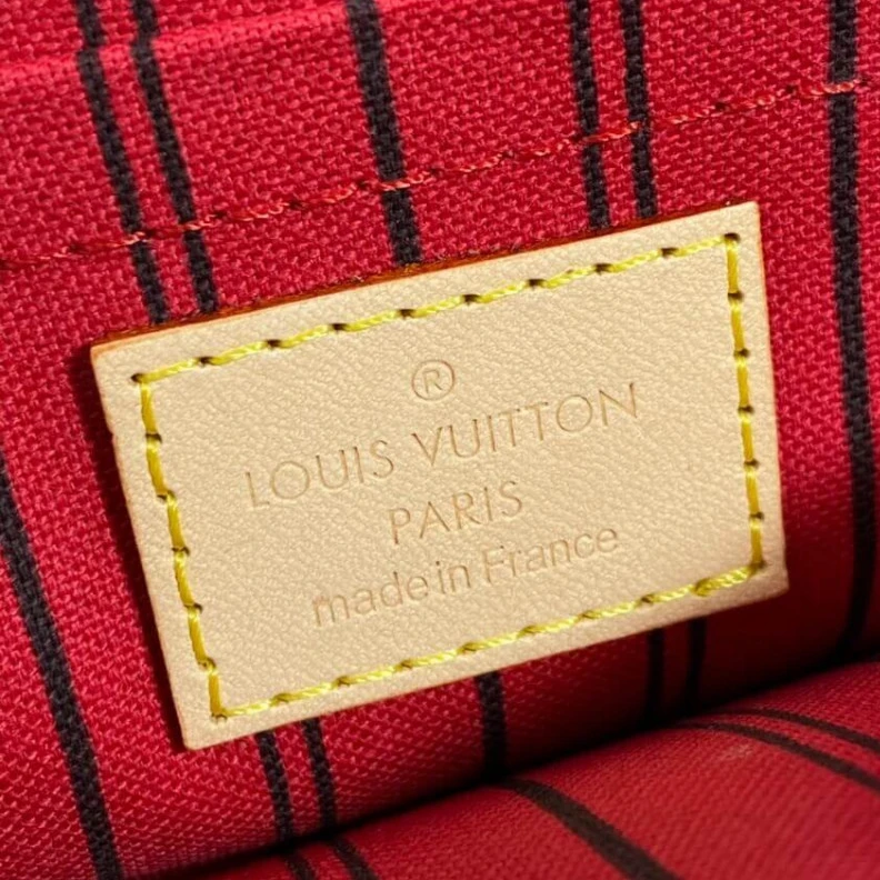 Replica bags lv Natural c Louis Vuitton Monogram Neverfull GM Red