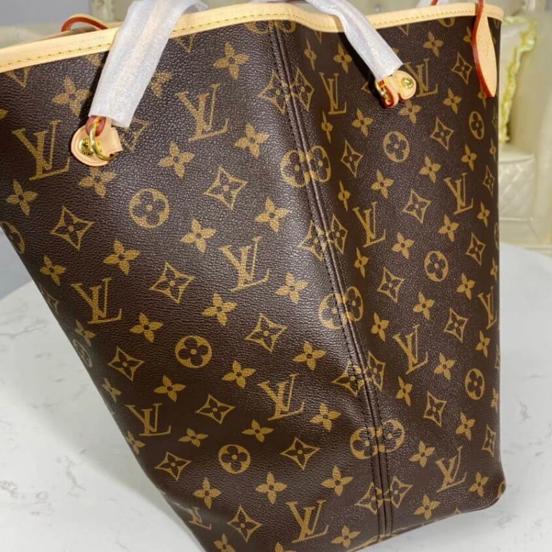 Replica bags lv Natural c Louis Vuitton Monogram Neverfull GM Red