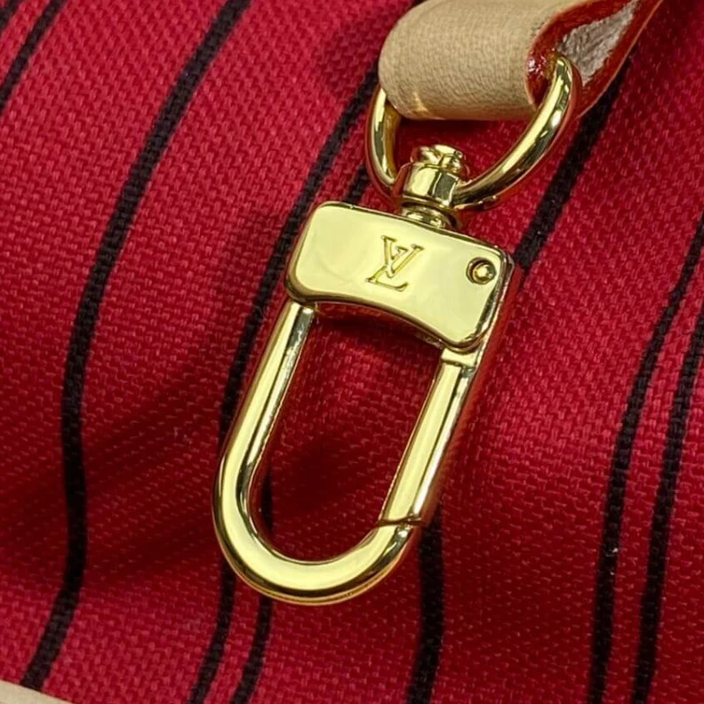Replica bags lv Natural c Louis Vuitton Monogram Neverfull GM Red