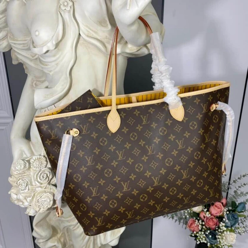 Replica bag Monogram Louis Vuitton Monogram Neverfull GM Yellow