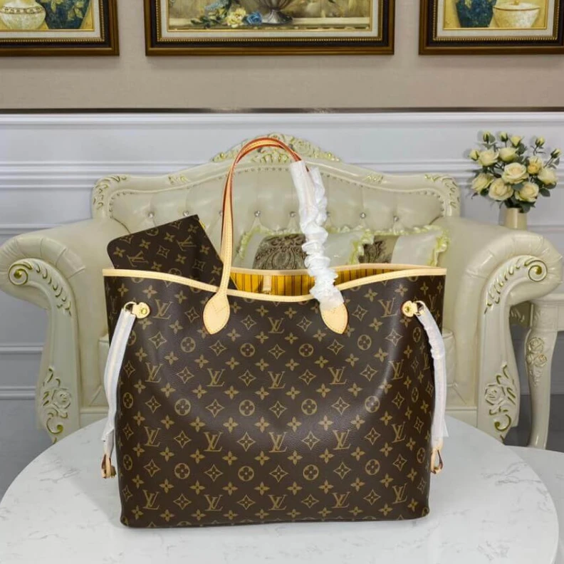 Replica bag Monogram Louis Vuitton Monogram Neverfull GM Yellow