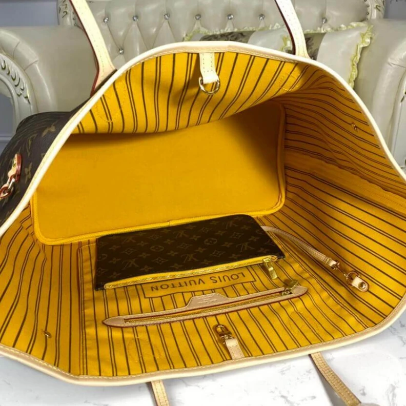 Replica bag Monogram Louis Vuitton Monogram Neverfull GM Yellow