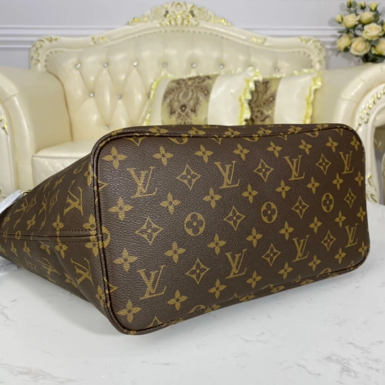 Replica bags 31 x 28 x Louis Vuitton Monogram Neverfull MM Black Red