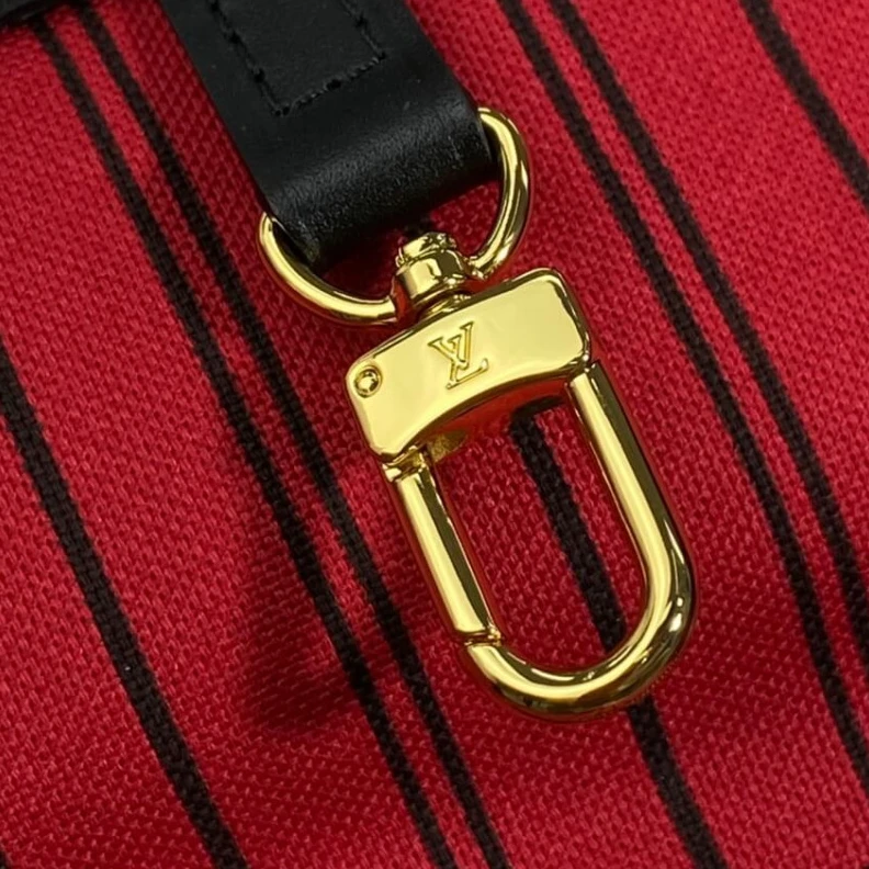 Replica bags 31 x 28 x Louis Vuitton Monogram Neverfull MM Black Red