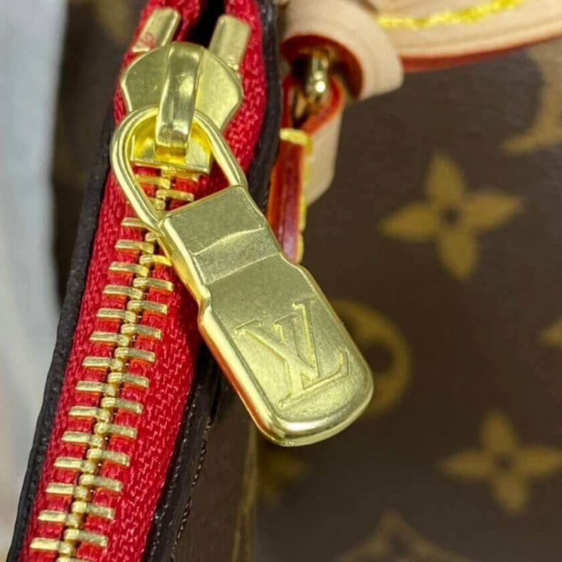 Top lv Flat, tex Louis Vuitton Monogram Neverfull MM Cherry
