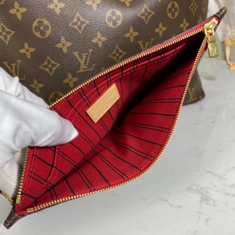Top lv Flat, tex Louis Vuitton Monogram Neverfull MM Cherry