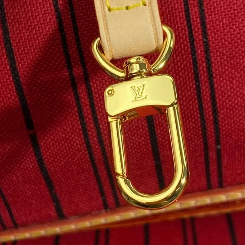 Top lv Flat, tex Louis Vuitton Monogram Neverfull MM Cherry