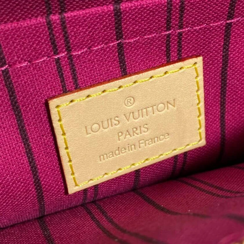 Top lv 4 side la Louis Vuitton Monogram Neverfull MM Peony
