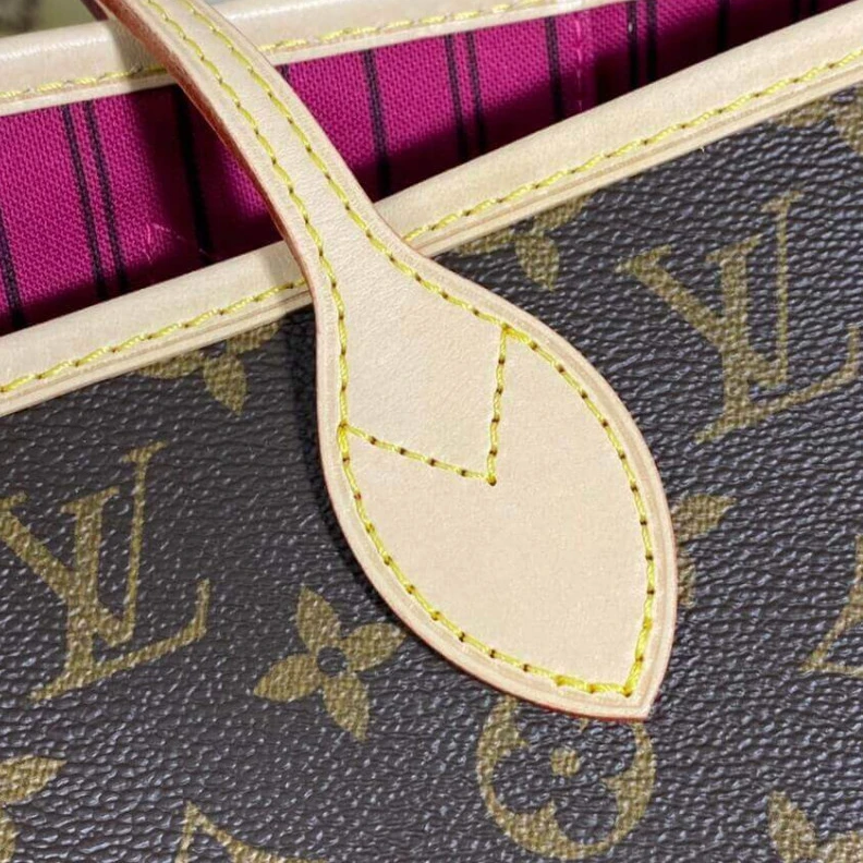 Top lv 4 side la Louis Vuitton Monogram Neverfull MM Peony