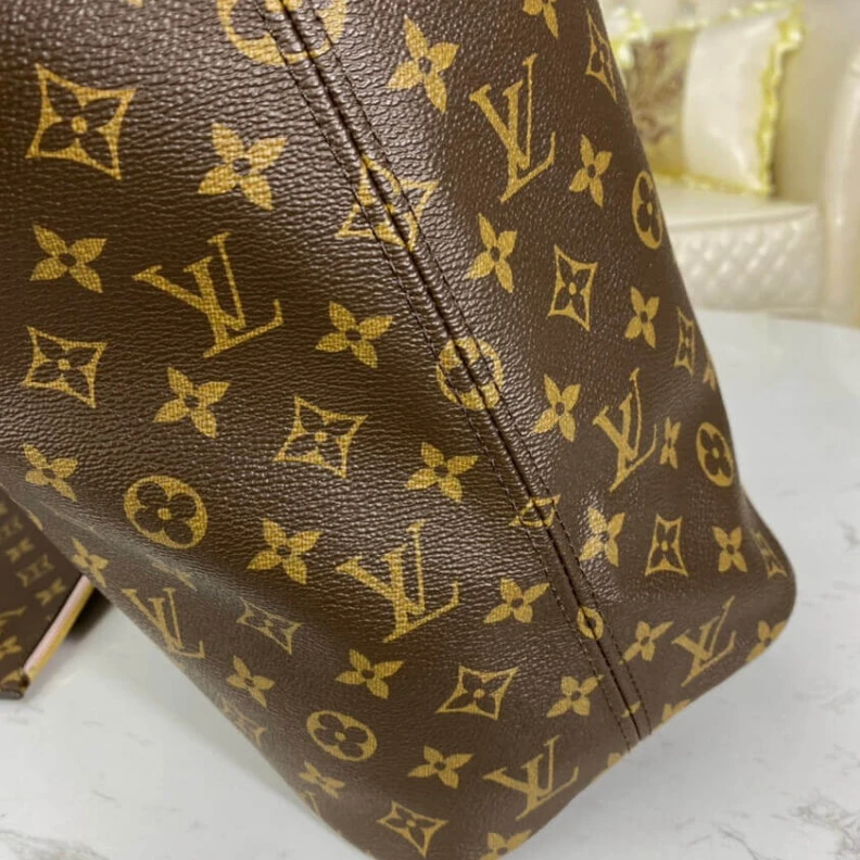 Mythick Removable Louis Vuitton Monogram Neverfull MM Pink