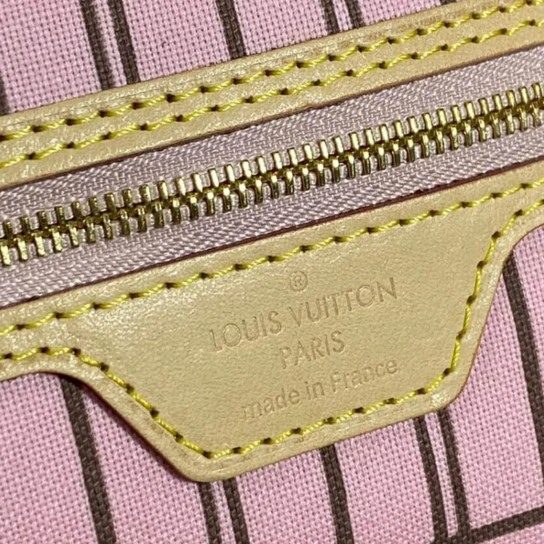 Mythick Removable Louis Vuitton Monogram Neverfull MM Pink