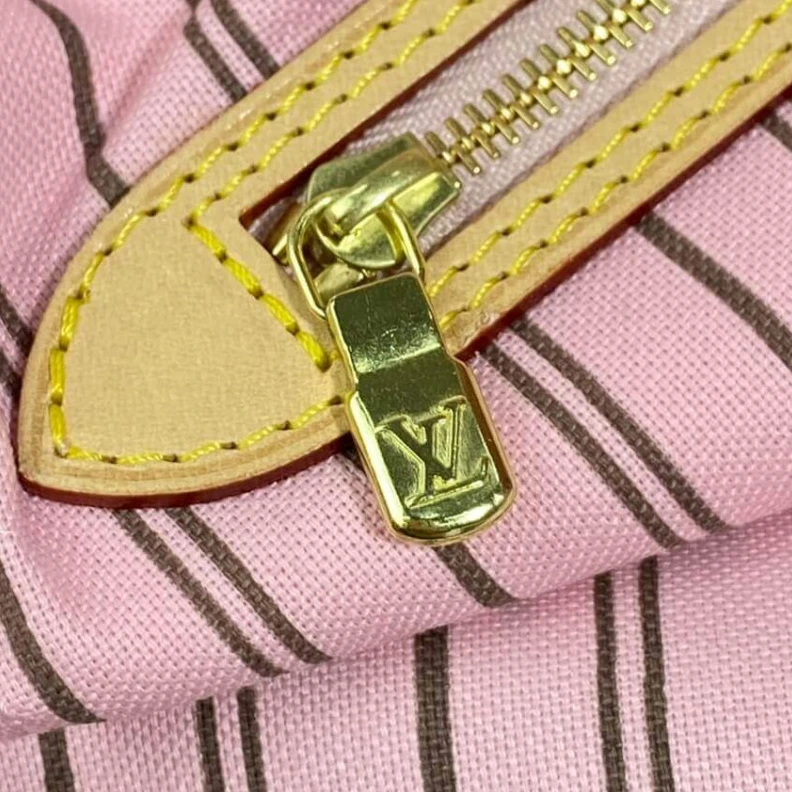 Mythick Removable Louis Vuitton Monogram Neverfull MM Pink